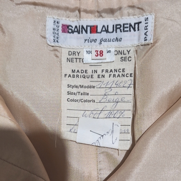 Vintage Saint Laurent Skirt - Picture 5 of 11